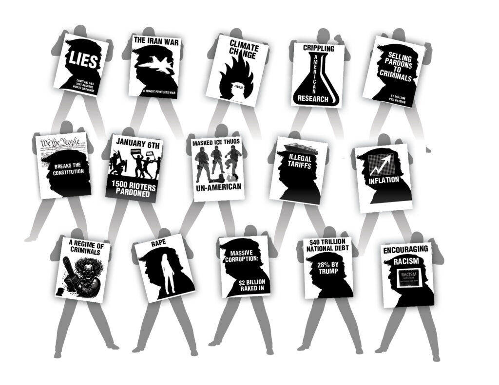 trump tragedies poster